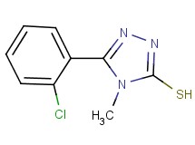 5-(2-chlorophenyl)-4-methyl-4H-1,2,4-triazole-3-thiol 5-(2-chlorophenyl)-4-methyl-4H-1,2,4-triazole-3-thiol
