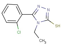 5-(2-chlorophenyl)-4-ethyl-4H-1,2,4-triazole-3-thiol 5-(2-chlorophenyl)-4-ethyl-4H-1,2,4-triazole-3-thiol