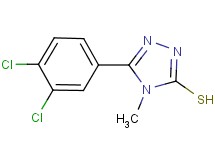 5-(3,4-dichlorophenyl)-4-methyl-4H-1,2,4-triazole-3-thiol 5-(3,4-dichlorophenyl)-4-methyl-4H-1,2,4-triazole-3-thiol