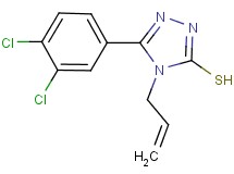 4-allyl-5-(3,4-dichlorophenyl)-4H-1,2,4-triazole-3-thiol 4-allyl-5-(3,4-dichlorophenyl)-4H-1,2,4-triazole-3-thiol