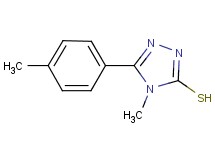 4-methyl-5-(4-methylphenyl)-4H-1,2,4-triazole-3-thiol 4-methyl-5-(4-methylphenyl)-4H-1,2,4-triazole-3-thiol