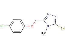 5-[(4-chlorophenoxy)methyl]-4-methyl-4H-1,2,4-triazole-3-thiol