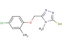 5-[(4-chloro-2-methylphenoxy)methyl]-4-methyl-4H-1,2,4-triazole-3-thiol