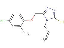4-allyl-5-[(4-chloro-2-methylphenoxy)methyl]-4H-1,2,4-triazole-3-thiol