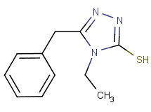5-benzyl-4-ethyl-4H-1,2,4-triazole-3-thiol 5-benzyl-4-ethyl-4H-1,2,4-triazole-3-thiol