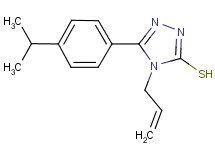 4-allyl-5-(4-isopropylphenyl)-4H-1,2,4-triazole-3-thiol 4-allyl-5-(4-isopropylphenyl)-4H-1,2,4-triazole-3-thiol