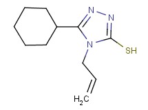 4-allyl-5-cyclohexyl-4H-1,2,4-triazole-3-thiol 4-allyl-5-cyclohexyl-4H-1,2,4-triazole-3-thiol