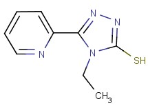 4-ethyl-5-pyridin-2-yl-4H-1,2,4-triazole-3-thiol