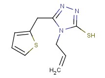4-allyl-5-(2-thienylmethyl)-4H-1,2,4-triazole-3-thiol