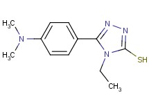 5-[4-(dimethylamino)phenyl]-4-ethyl-4H-1,2,4-triazole-3-thiol