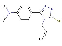 4-allyl-5-[4-(dimethylamino)phenyl]-4H-1,2,4-triazole-3-thiol