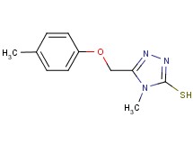 4-methyl-5-[(4-methylphenoxy)methyl]-4H-1,2,4-triazole-3-thiol