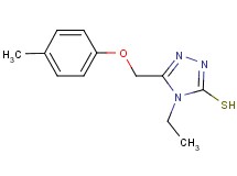 4-ethyl-5-[(4-methylphenoxy)methyl]-4H-1,2,4-triazole-3-thiol