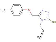 4-allyl-5-[(4-methylphenoxy)methyl]-4H-1,2,4-triazole-3-thiol