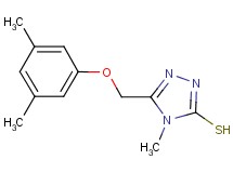 5-[(3,5-dimethylphenoxy)methyl]-4-methyl-4H-1,2,4-triazole-3-thiol