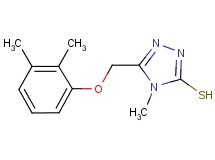 5-[(2,3-dimethylphenoxy)methyl]-4-methyl-4H-1,2,4-triazole-3-thiol