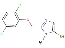 5-[(2,5-dichlorophenoxy)methyl]-4-methyl-4H-1,2,4-triazole-3-thiol