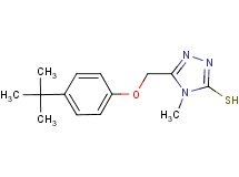 5-[(4-tert-butylphenoxy)methyl]-4-methyl-4H-1,2,4-triazole-3-thiol