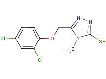 5-[(2,4-dichlorophenoxy)methyl]-4-methyl-4H-1,2,4-triazole-3-thiol