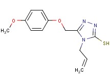 4-allyl-5-[(4-methoxyphenoxy)methyl]-4H-1,2,4-triazole-3-thiol