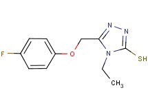4-ethyl-5-[(4-fluorophenoxy)methyl]-4H-1,2,4-triazole-3-thiol