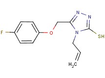 4-allyl-5-[(4-fluorophenoxy)methyl]-4H-1,2,4-triazole-3-thiol