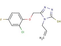 4-allyl-5-[(2-chloro-4-fluorophenoxy)methyl]-4H-1,2,4-triazole-3-thiol