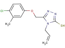 4-allyl-5-[(4-chloro-3-methylphenoxy)methyl]-4H-1,2,4-triazole-3-thiol