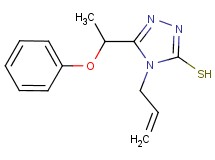 4-allyl-5-(1-phenoxyethyl)-4H-1,2,4-triazole-3-thiol