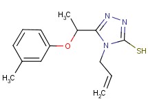 4-allyl-5-[1-(3-methylphenoxy)ethyl]-4H-1,2,4-triazole-3-thiol