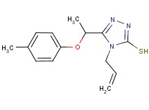 4-allyl-5-[1-(4-methylphenoxy)ethyl]-4H-1,2,4-triazole-3-thiol