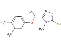 5-[1-(3,4-dimethylphenoxy)ethyl]-4-methyl-4H-1,2,4-triazole-3-thiol