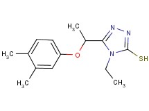5-[1-(3,4-dimethylphenoxy)ethyl]-4-ethyl-4H-1,2,4-triazole-3-thiol