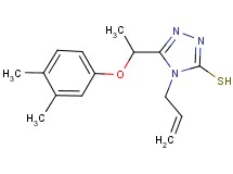 4-allyl-5-[1-(3,4-dimethylphenoxy)ethyl]-4H-1,2,4-triazole-3-thiol