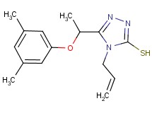 4-allyl-5-[1-(3,5-dimethylphenoxy)ethyl]-4H-1,2,4-triazole-3-thiol