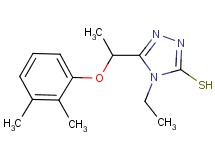5-[1-(2,3-dimethylphenoxy)ethyl]-4-ethyl-4H-1,2,4-triazole-3-thiol