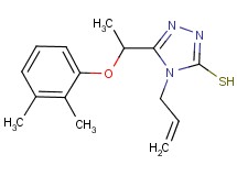 4-allyl-5-[1-(2,3-dimethylphenoxy)ethyl]-4H-1,2,4-triazole-3-thiol