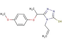 4-allyl-5-[1-(4-methoxyphenoxy)ethyl]-4H-1,2,4-triazole-3-thiol