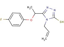 4-allyl-5-[1-(4-fluorophenoxy)ethyl]-4H-1,2,4-triazole-3-thiol