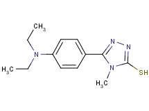 5-[4-(diethylamino)phenyl]-4-methyl-4H-1,2,4-triazole-3-thiol