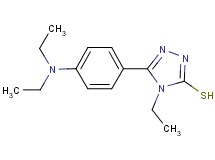 5-[4-(diethylamino)phenyl]-4-ethyl-4H-1,2,4-triazole-3-thiol