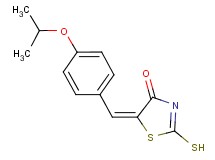 (5E)-5-(4-isopropoxybenzylidene)-2-mercapto-1,3-thiazol-4(5H)-one