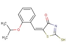 (5E)-5-(2-isopropoxybenzylidene)-2-mercapto-1,3-thiazol-4(5H)-one