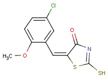 (5E)-5-(5-chloro-2-methoxybenzylidene)-2-mercapto-1,3-thiazol-4(5H)-one