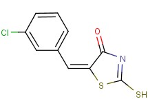 (5E)-5-(3-chlorobenzylidene)-2-mercapto-1,3-thiazol-4(5H)-one