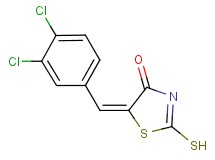 (5E)-5-(3,4-dichlorobenzylidene)-2-mercapto-1,3-thiazol-4(5H)-one