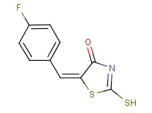 (5E)-5-(4-fluorobenzylidene)-2-mercapto-1,3-thiazol-4(5H)-one