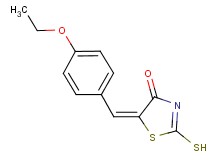 (5E)-5-(4-ethoxybenzylidene)-2-mercapto-1,3-thiazol-4(5H)-one