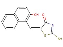 (5E)-5-[(2-hydroxy-1-naphthyl)methylene]-2-mercapto-1,3-thiazol-4(5H)-one