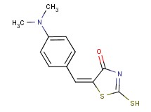 (5E)-5-[4-(dimethylamino)benzylidene]-2-mercapto-1,3-thiazol-4(5H)-one